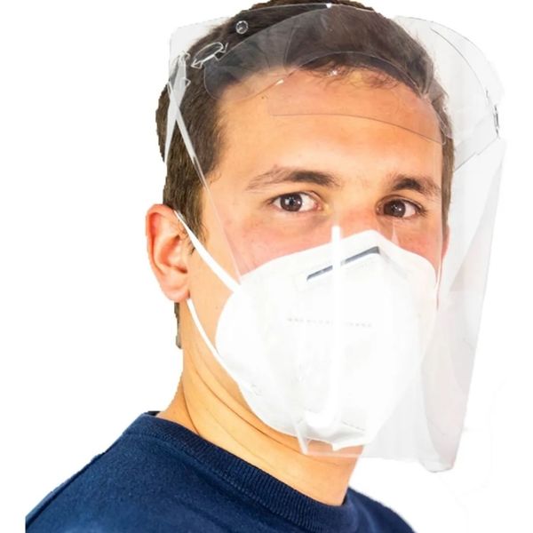 Careta Protector Facial Pet Mascarilla Calibre.20 100 Piezas