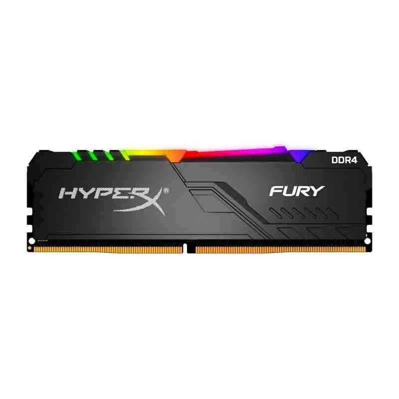 Memoria Ram Kingston Hyperx Fury DDR4 32GB Negro Rgb HX432C16FB3A/32 