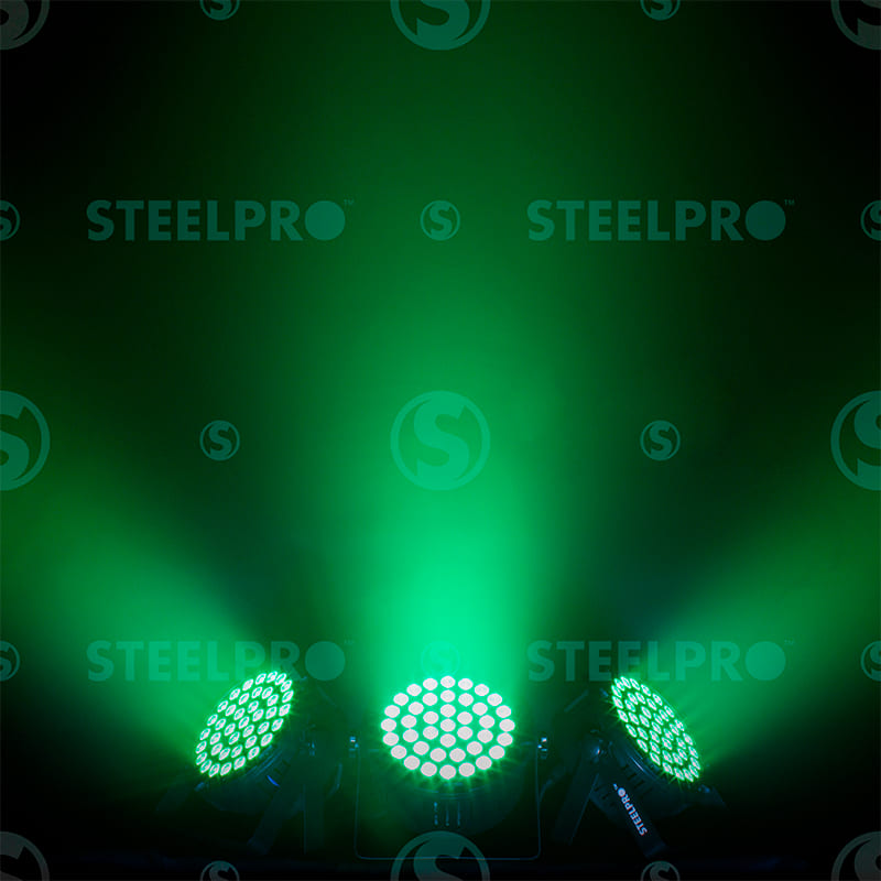 Steelpro - Cañon Par Led 40 X 3 Watts - RGB 3 En 1 - 403MPR