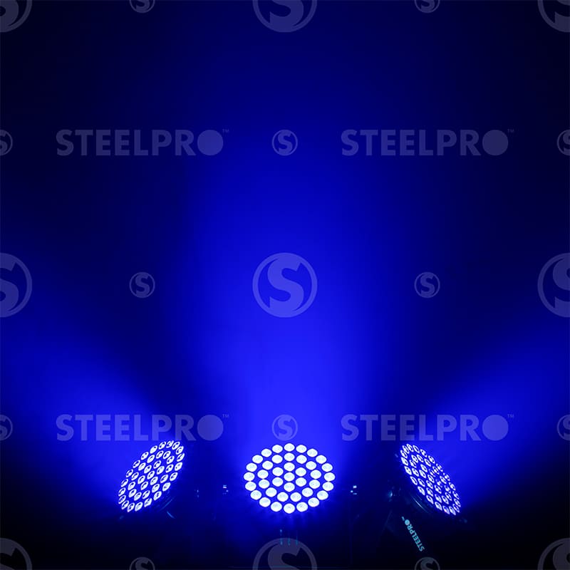 Steelpro - Cañon Par Led 40 X 3 Watts - RGB 3 En 1 - 403MPR