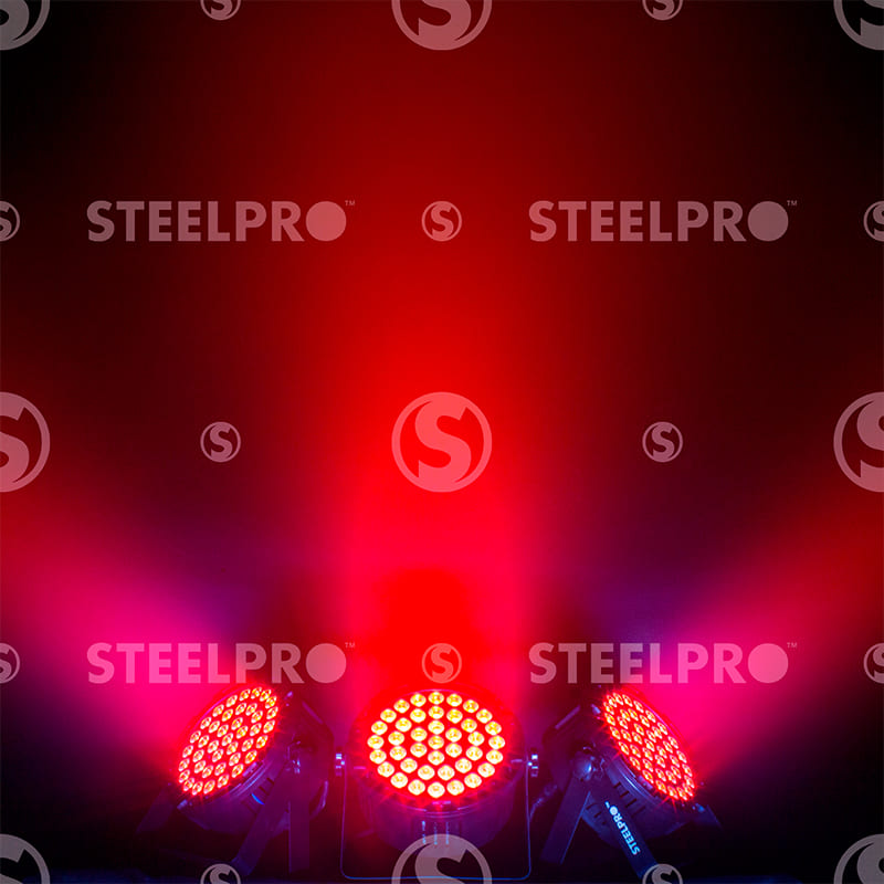 Steelpro - Cañon Par Led 40 X 3 Watts - RGB 3 En 1 - 403MPR