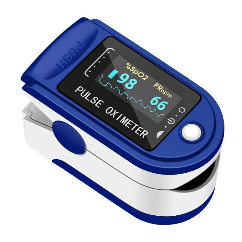 KIT Termómetro digital infrarrojos + Pulse Oxi­metro /  tecnología de escaneo inteligente sin contacto