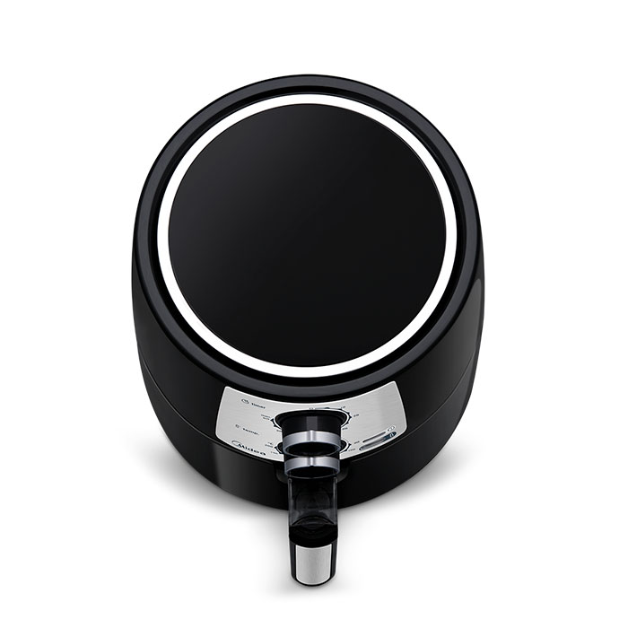 Freidora de Aire Eléctrica Negro con Inoxidable  3.5 L MIDEA