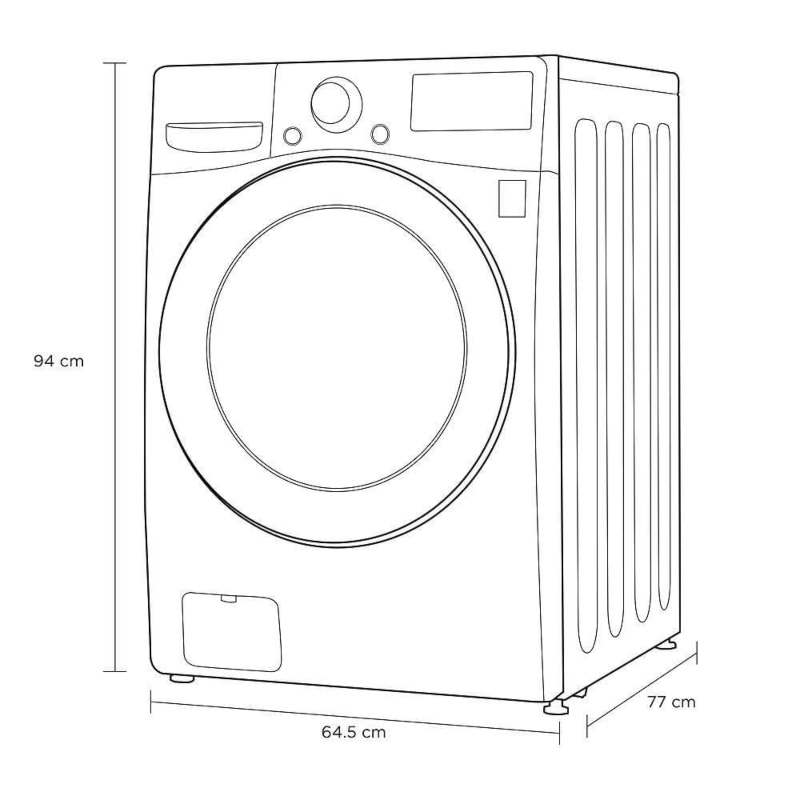 Lavasecadora LG WD16SG2S6 16Kg/8Kg Gris ALB  ENTREGA SÓLO VÁLIDA EN LA CIUDAD DE MÉXICO Y ZONA METROPOLITANA