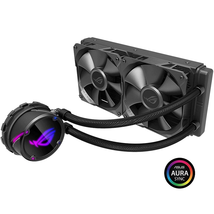 Disipador Ventilador Asus ROG STRIX LC 240 RGB Enfriamiento Liquido