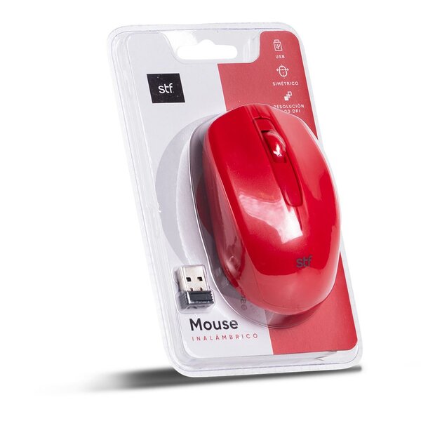 Mouse Inalámbrico Stf Rojo 