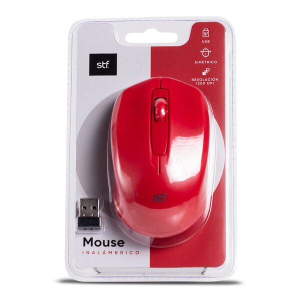 Mouse Inalámbrico Stf Rojo 