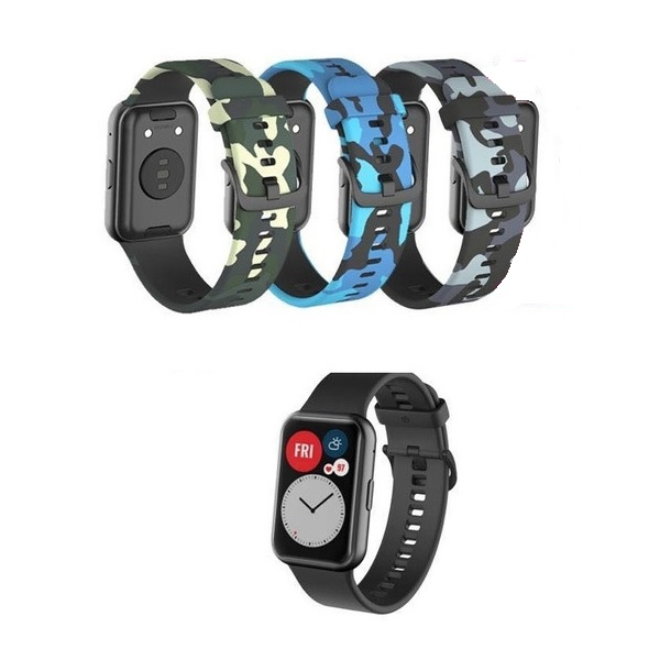 Pack de 3 correas Camuflaje Huawei Watch Fit