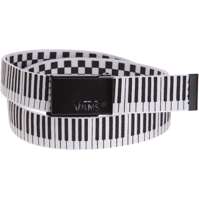 Cinturon Vans Hombre Witty Web Belt Negro/Blanco 0SZC876