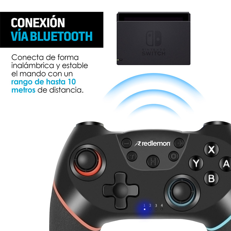 Control para Nintendo Switch Inalámbrico Bluetooth Redlemon