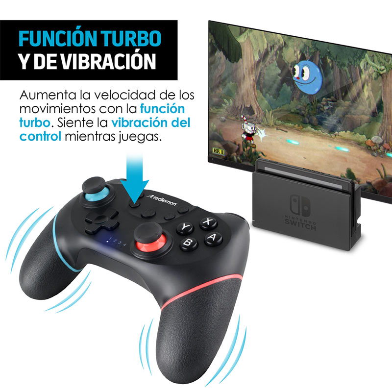 Control para Nintendo Switch Inalámbrico Bluetooth Redlemon