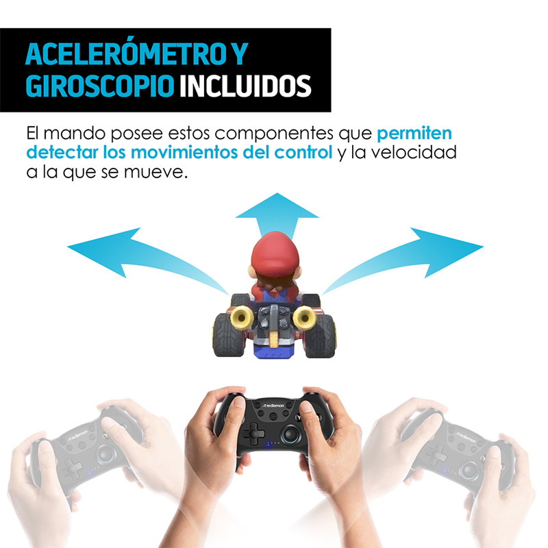 Control para Nintendo Switch Inalámbrico Bluetooth Redlemon