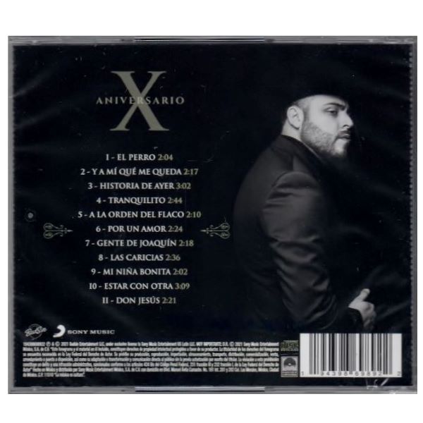 CD Gerardo Ortíz ~ X aniversario