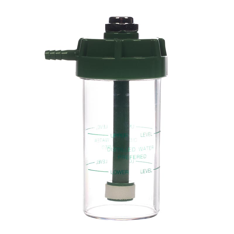 Manómetro Regulador De Oxígeno Médico con Vaso Humificador, Manguera y Puntas Nasales