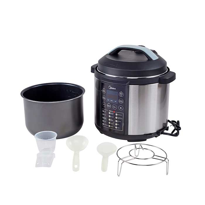 Olla de presión eléctrica 6 L Inoxidable MIDEA 