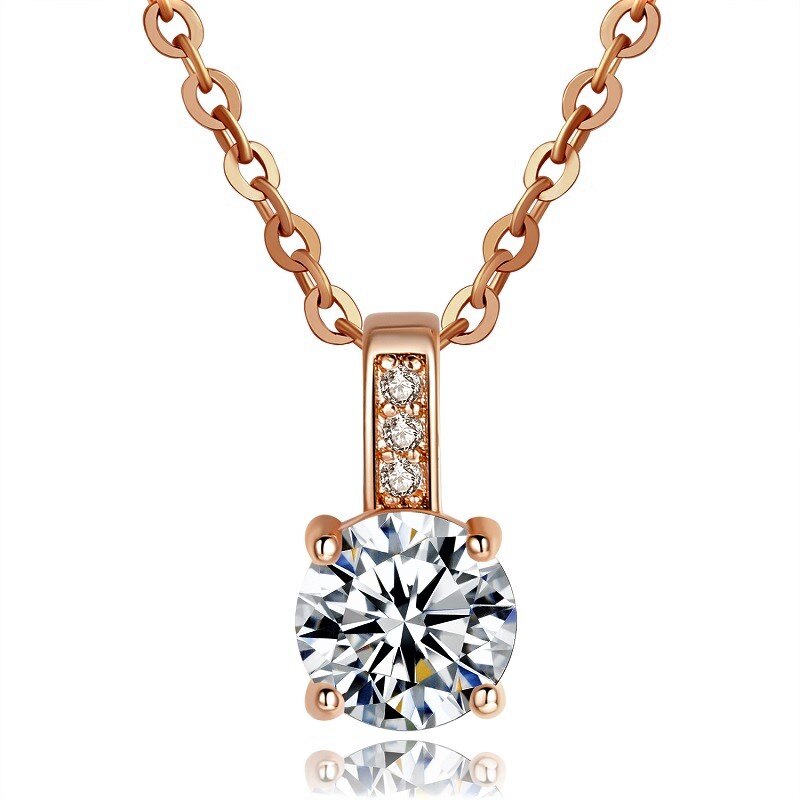 Set Destellos con Cristales Swarovski Baño de Oro Rosa Farcelli Jewelry INCLUYE CAJA PARA REGALO