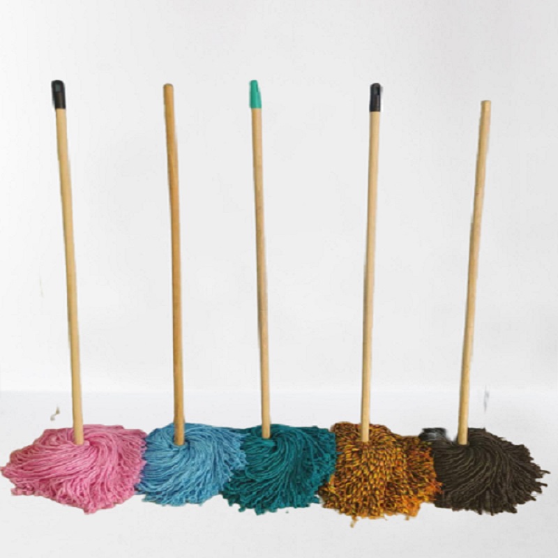 Trapeador de Microfibra española Bastón de madera 12 PZAS