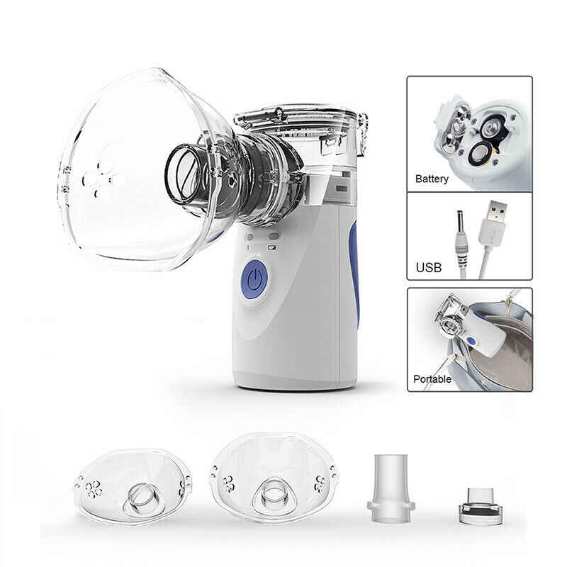 Nebulizador Portatil De Mano Mini Nebulizador Portatil De Mano Uso Facil De Inhalacion Niños y Adultos