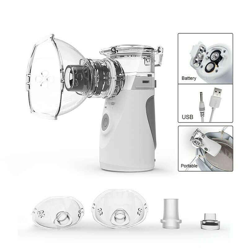 Nebulizador Portatil De Mano Mini Nebulizador Portatil De Mano Uso Facil De Inhalacion Niños y Adultos