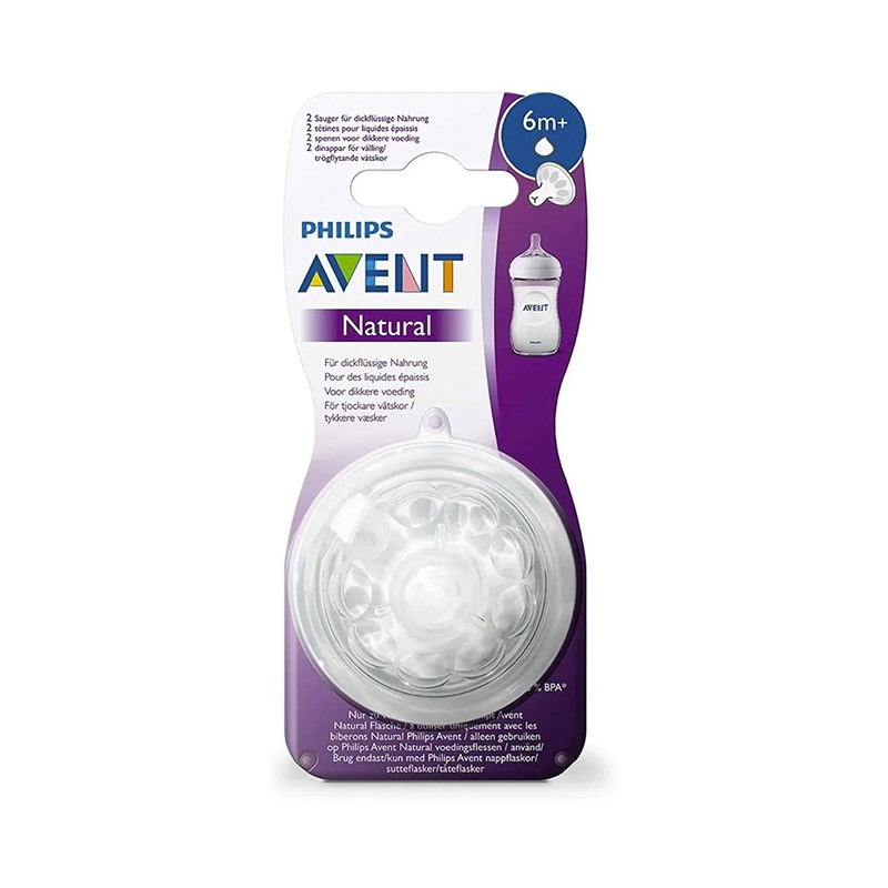 Avent Mamila Tetina Natural Corte Y 6 meses para Cereal