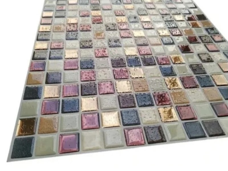 Mosaico Adherible Premium Cuadros Diamantes 3D 1pz