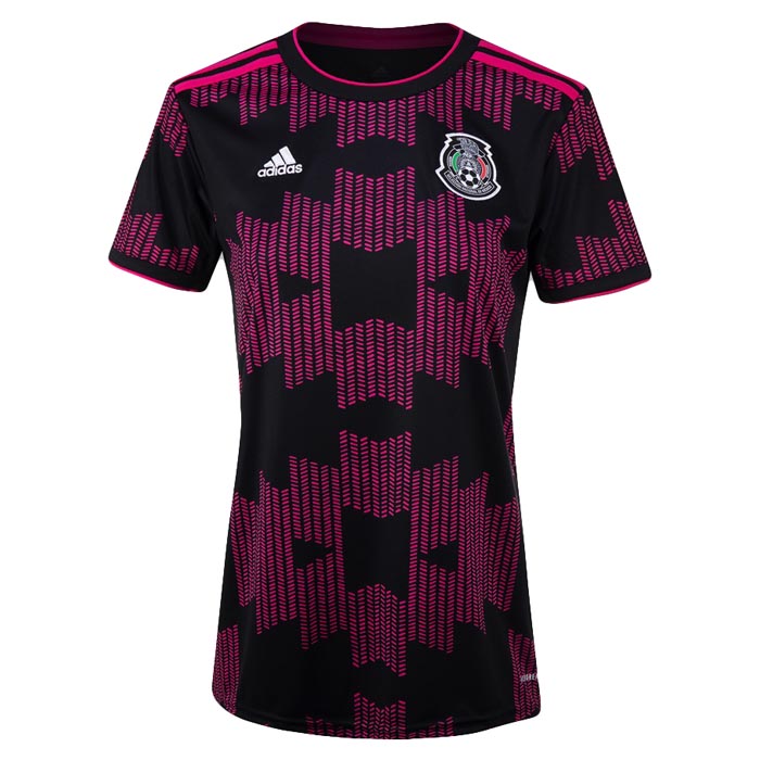 Jersey Adidas Mujer Local Selección Nacional México Negro FT9644