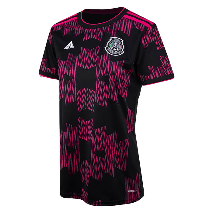 Jersey Adidas Mujer Local Selección Nacional México Negro FT9644