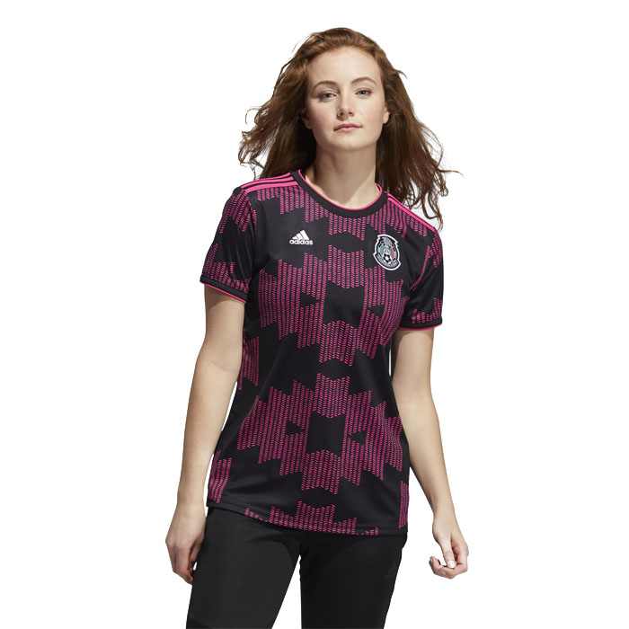 Jersey Adidas Mujer Local Selección Nacional México Negro FT9644