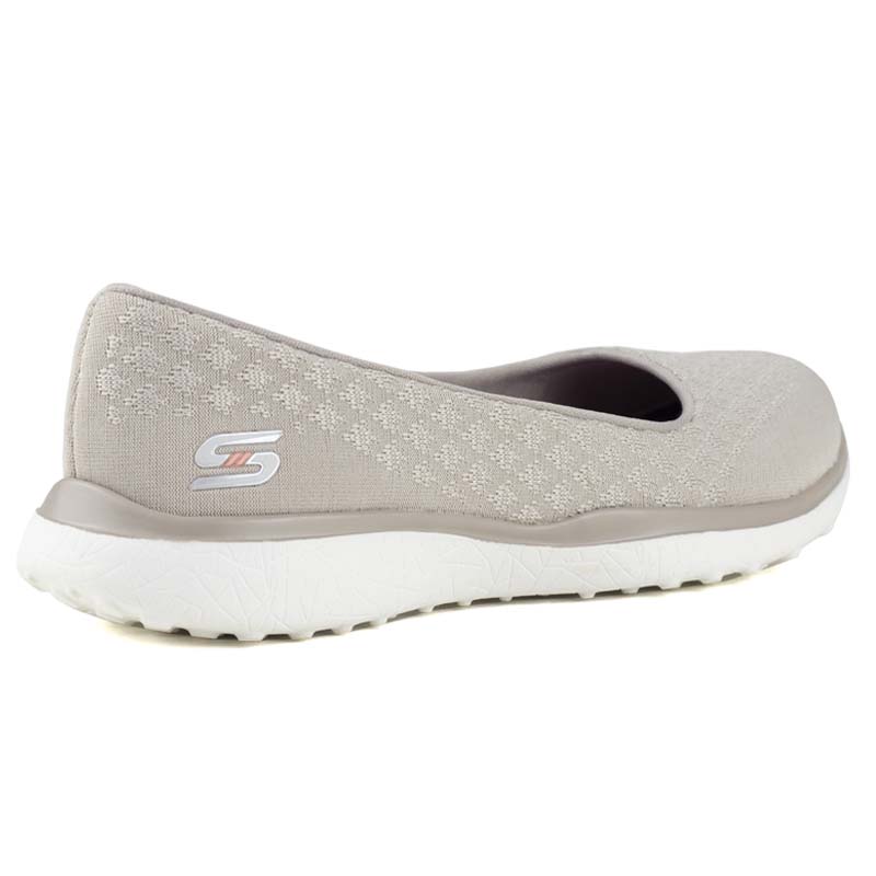 TENIS SKECHERS PARA DAMA COMODOS MEMORY FOAM CITY WALK 23312 NATURAL