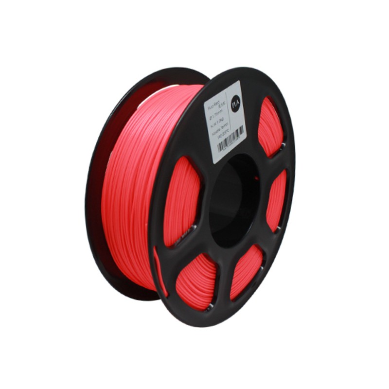 Rollo Filamento Pla 1.75mm Rojo Fluorescente P/ Impresora 3d