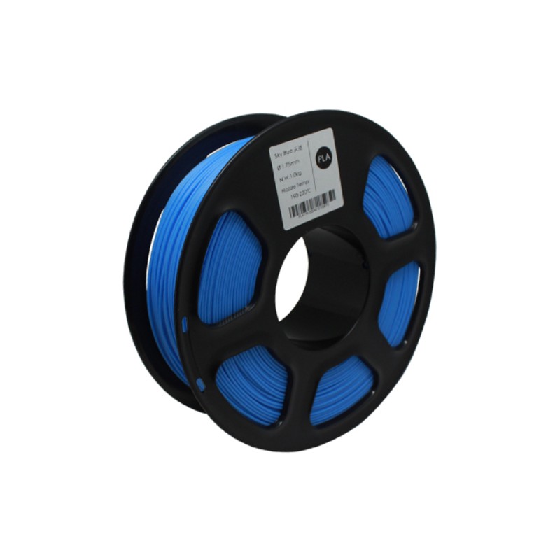 Rollo Filamento Pla 1.75 Mm Azul Cielo Para Impresora 3d
