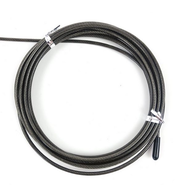 Cuerda Saltar Aluminio Box Crossfit Ultra Rapida Negro Gymker