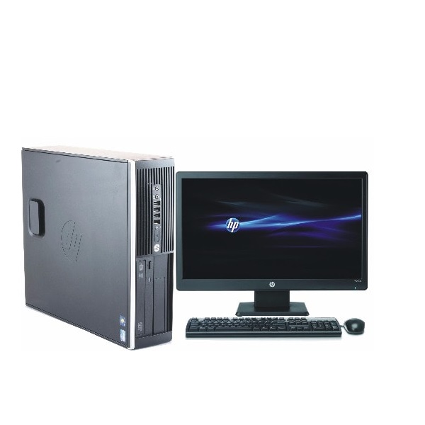 PC HP Compaq 6000 SFF, Pentium E6700 (3.2GHz) , 4GBRAM - 500GB HDD, Monitor 18.5",  WINDOWS 10 PRO,DVD, Equipo Clase B, Reacondicionado