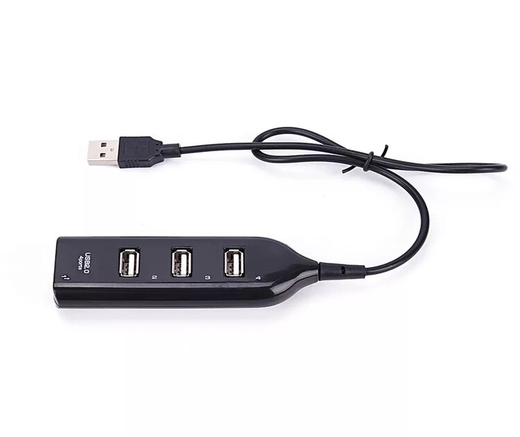 Hub Multicontactos Usb 2.0 4  puertos Alta velocidad Multipuertos Eshylala