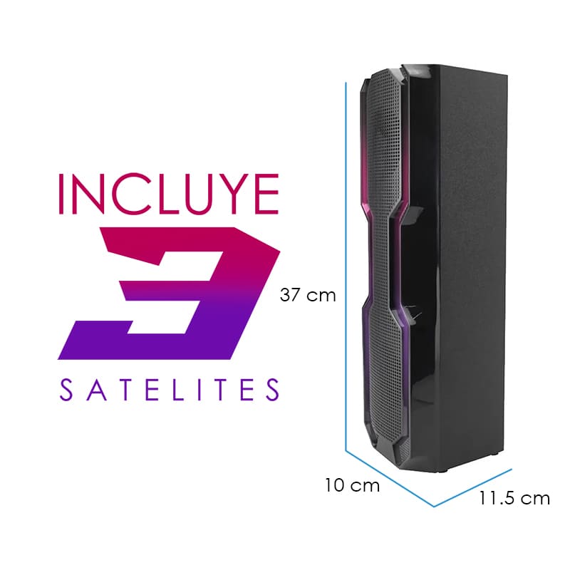 Steelpro Minicomponente Home theater 10,000 W - Armony - A3.1