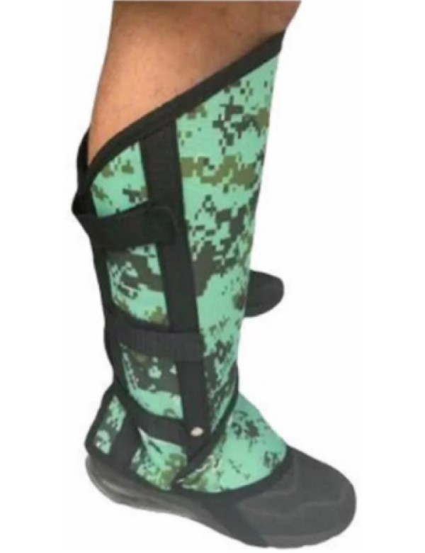 Polaina Vivorera Camuflaje Verde (Protege contra Mordedura De Serpientes)