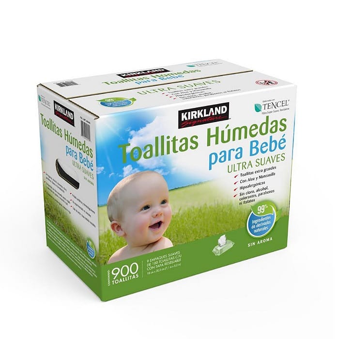 Toallitas Húmedas para Bebé, Kirkland Signature, 900 piezas