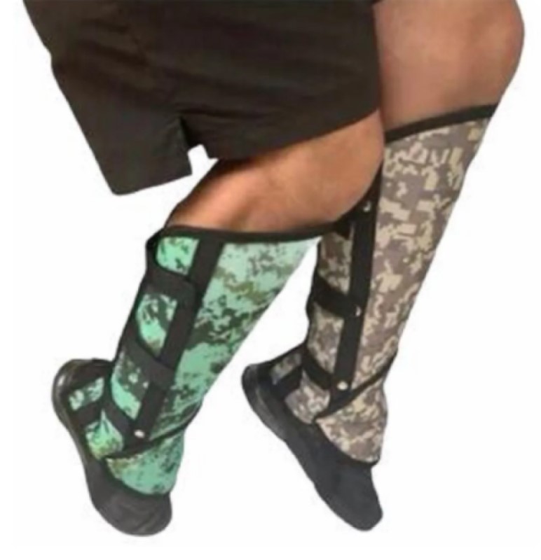 Polaina Vivorera Camuflaje Verde (Protege contra Mordedura De Serpientes)