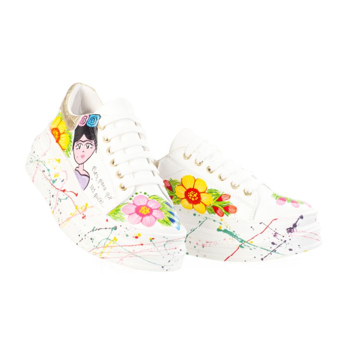 Tenis Dama Pintado a Mano 