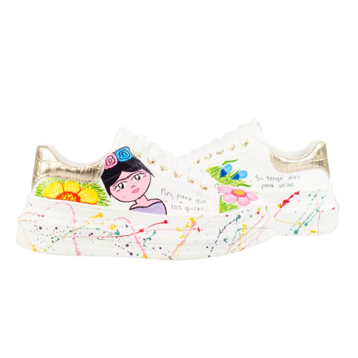 Tenis Dama Pintado a Mano 