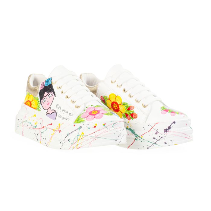 Tenis Dama Pintado a Mano 