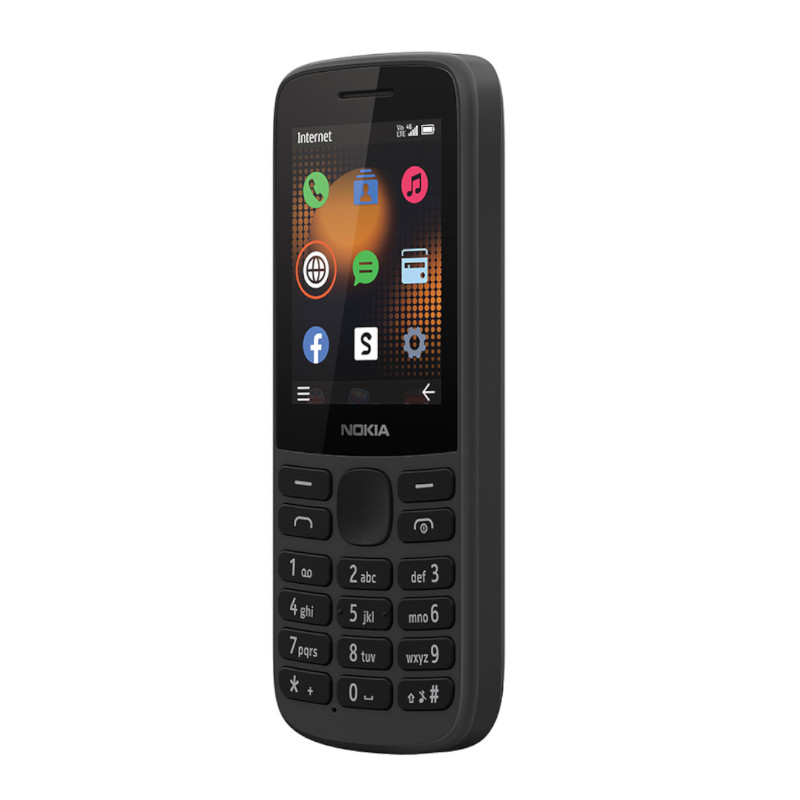 Nokia 215, 4 G Single Sim, Negro