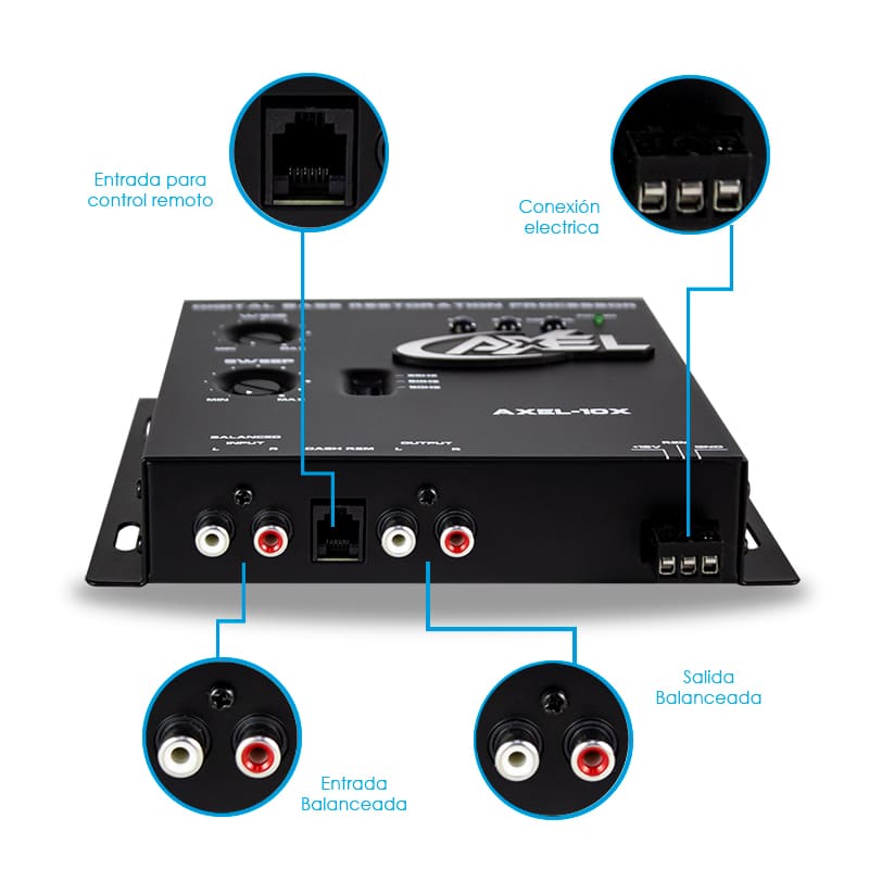 Epicentro Restaurador Digital De Bajos - AXEL-10X - Axel By Steelpro Premium