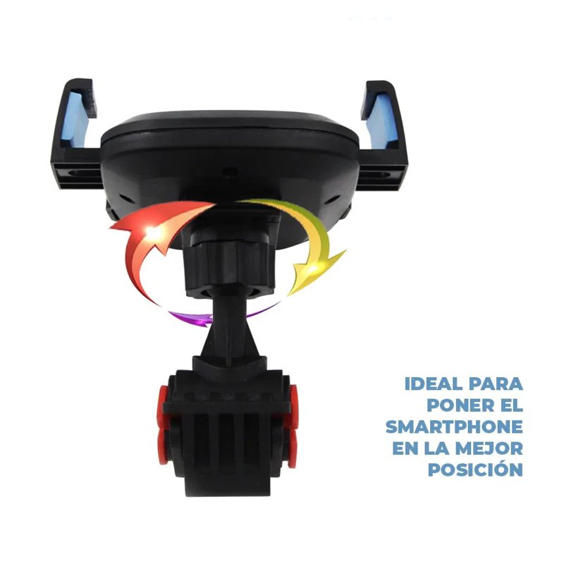 SOPORTE PORTA CELULAR PARA MOTO O BICICLETA, AJUSTABLE