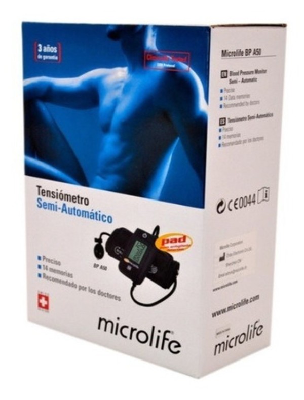 Baumanometro Semiautomatico Microlife A50 Color Negro