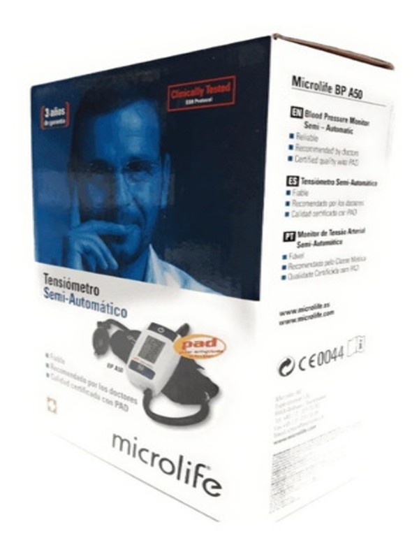 Baumanometro Semiautomatico Microlife A50 Color Blanco