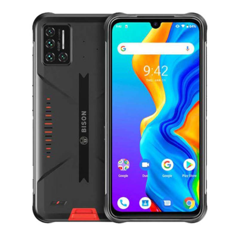Celular Umidigi Bison 128GB 6GB RAM Dual IP68 Lava Orange