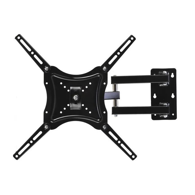 SOPORTE PARA PANTALLA DE 32 A 55 PULGADAS, BRAZO MECANICO, METALICO, NEGRO