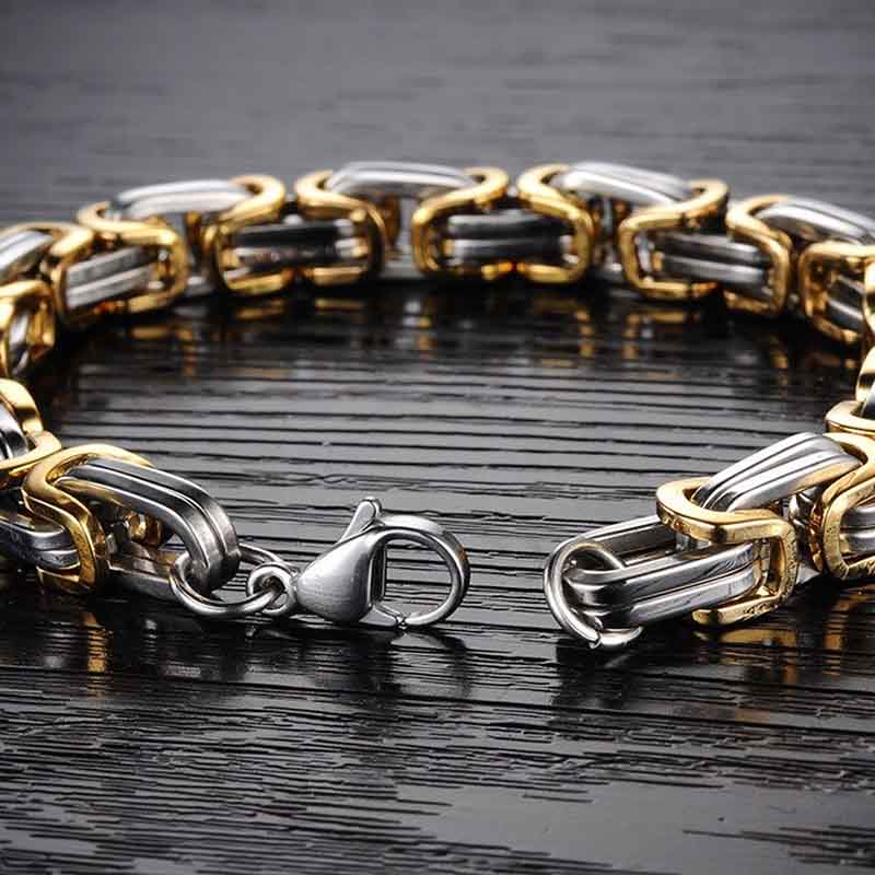 Regalo Papá Hombre Novio Amor Elegante Esclava Tungsteno Oro Laminado