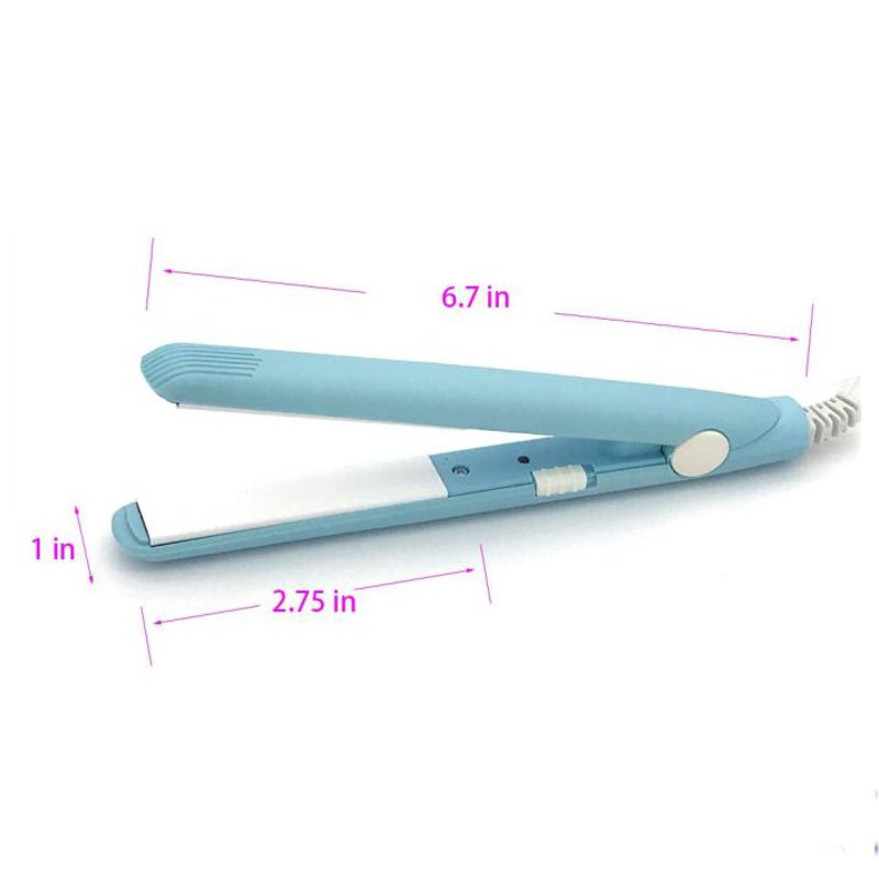 MINI PLANCHA PARA CABELLO, PORTATIL, 110V CONEXION NORMAL, CERAMICA